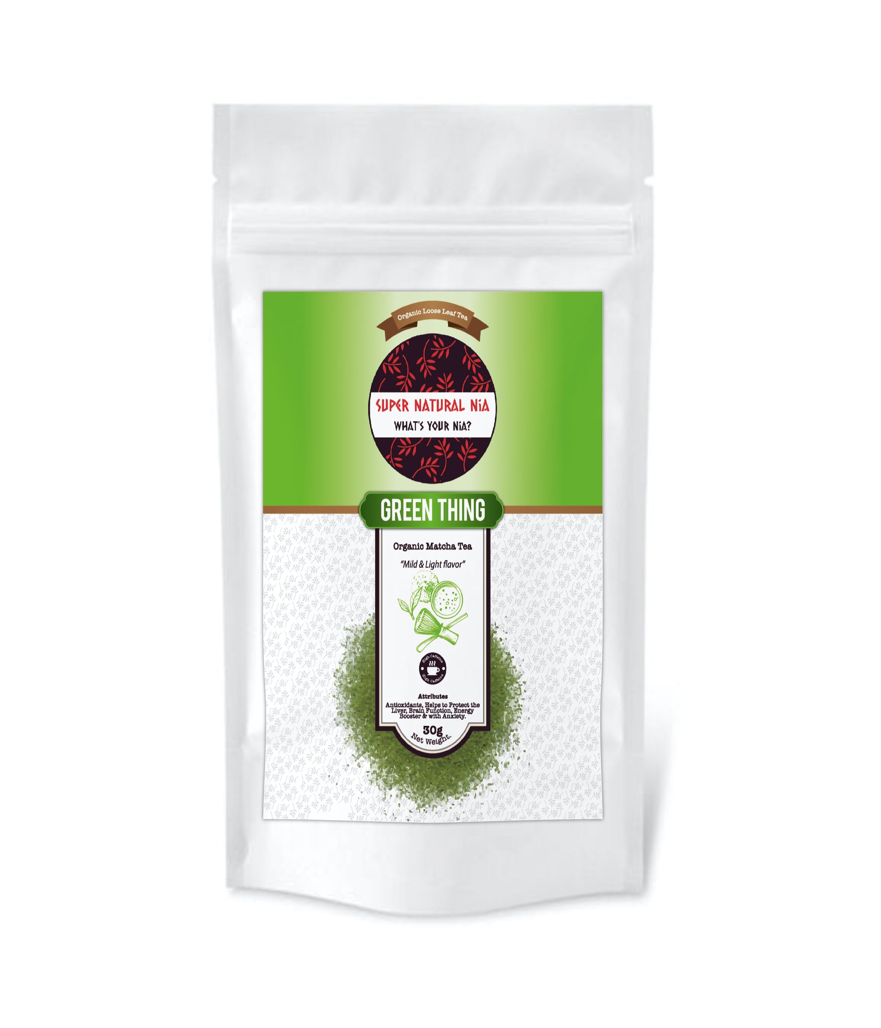 GREEN THING "Organic Green Matcha Powdered Tea"